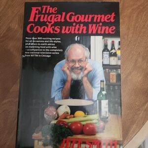 The Frugal Gourmet Cooks with Wine - Black and Red Cover